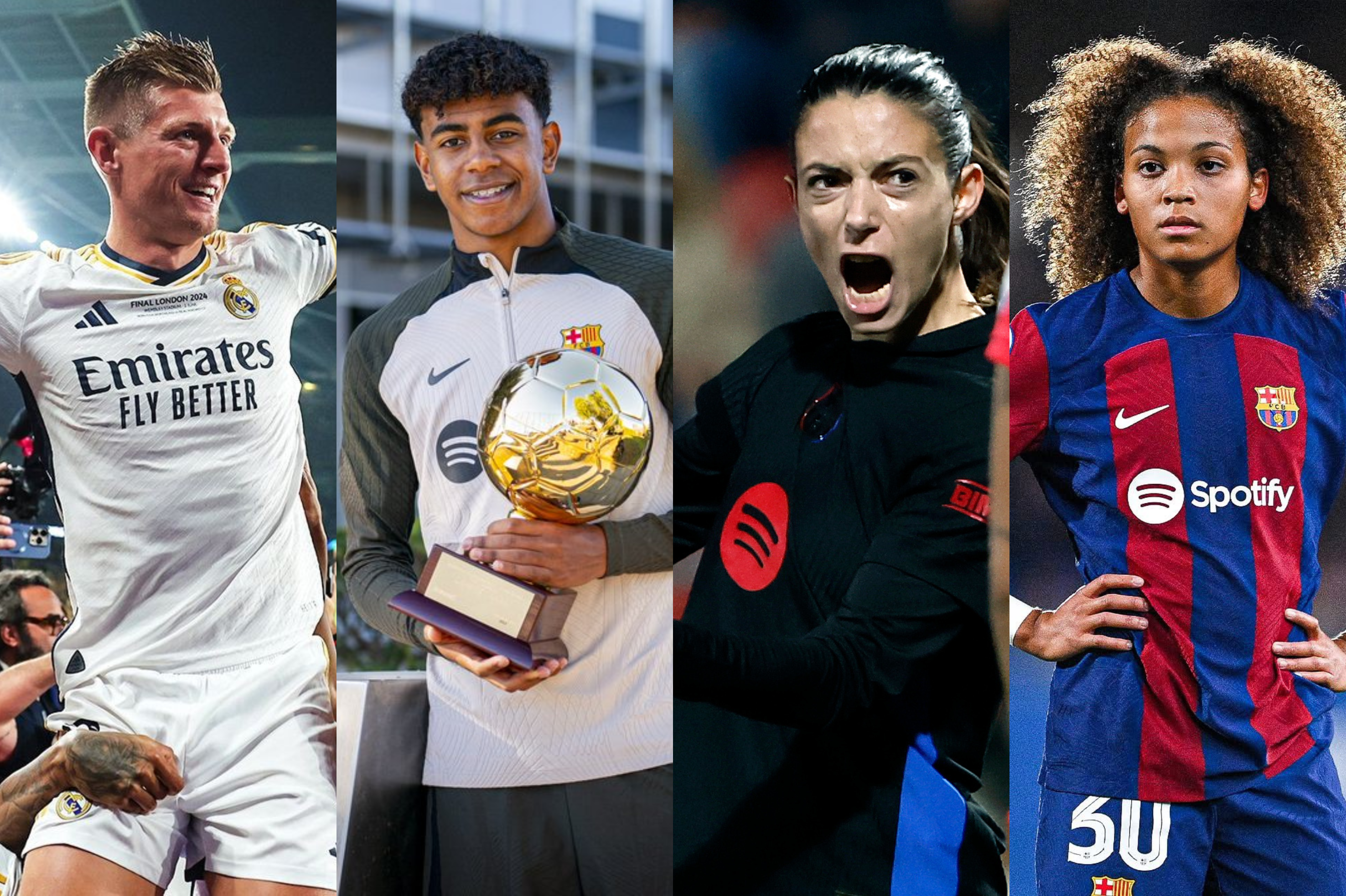 Toni Kroos ganó “Golden Man” al mejor del año; Lamine Yamal ganó el “Golden Boy”