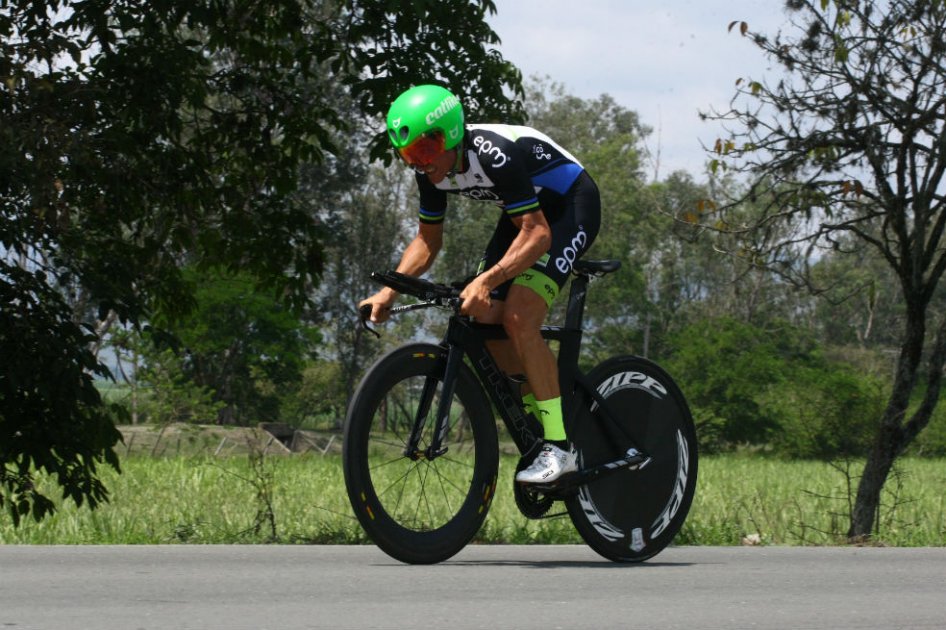 Óscar Sevilla se afianza en el liderato de la Vuelta al Valle. Foto: Oficina de prensa