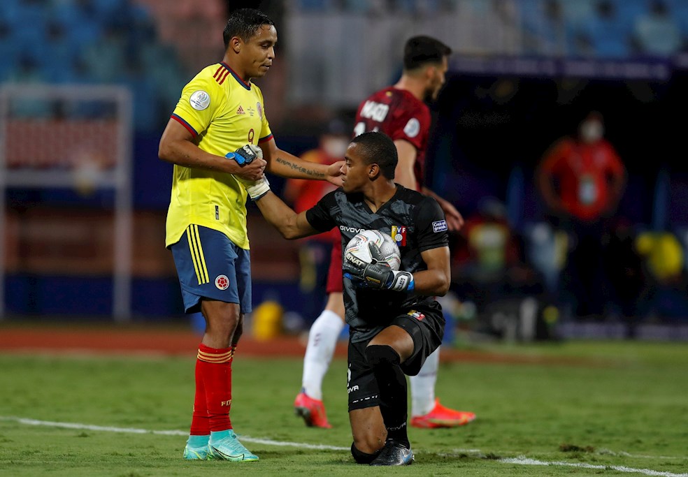 Colombia se estrelló con Faríñez y empató con Venezuela en la Copa América