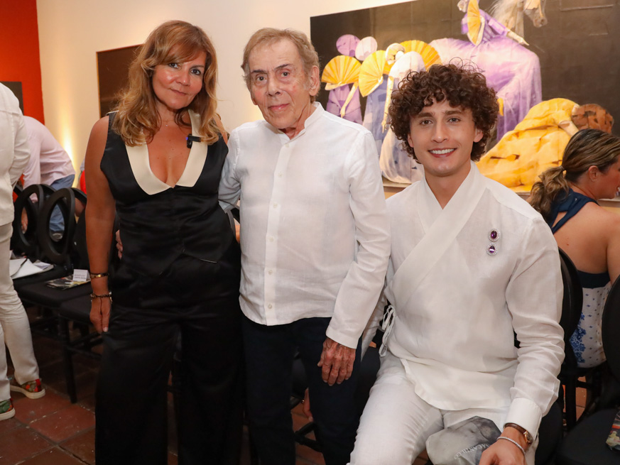 Lina Cantillo realizó una colección especial para el homenaje a David Manzur