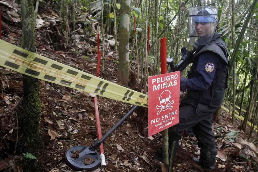 En Meta un militar murió y otro está herido al caer en campo minado