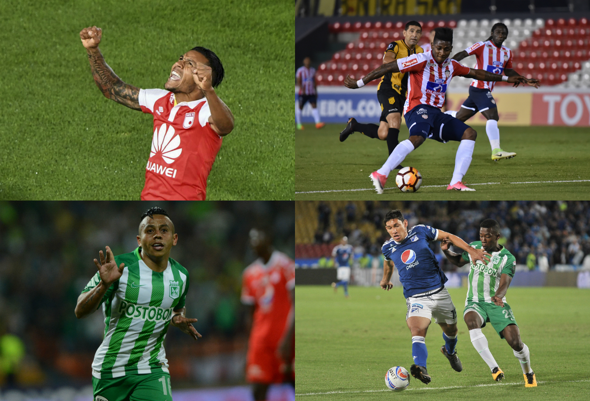 El calendario de los equipos colombianos en la Libertadores