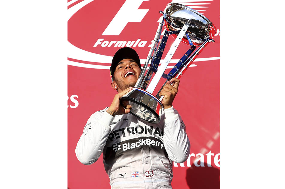 Lewis Hamilton ganó el GP de Estados Unidos. Foto: AFP
