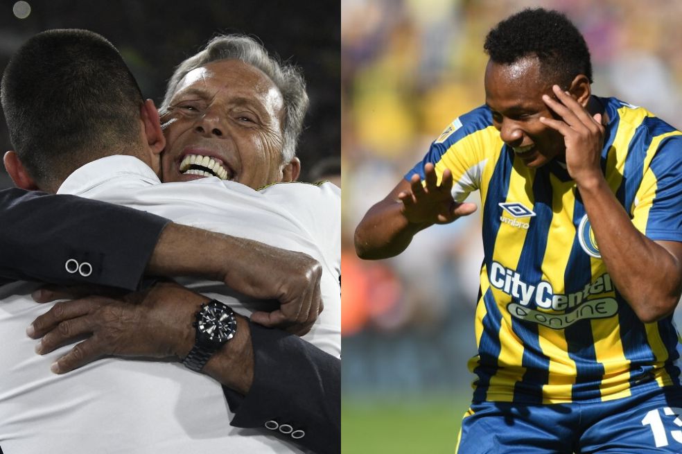 Jaminton Campaz y Miguel Ángel Russo, campeones en Argentina con Rosario