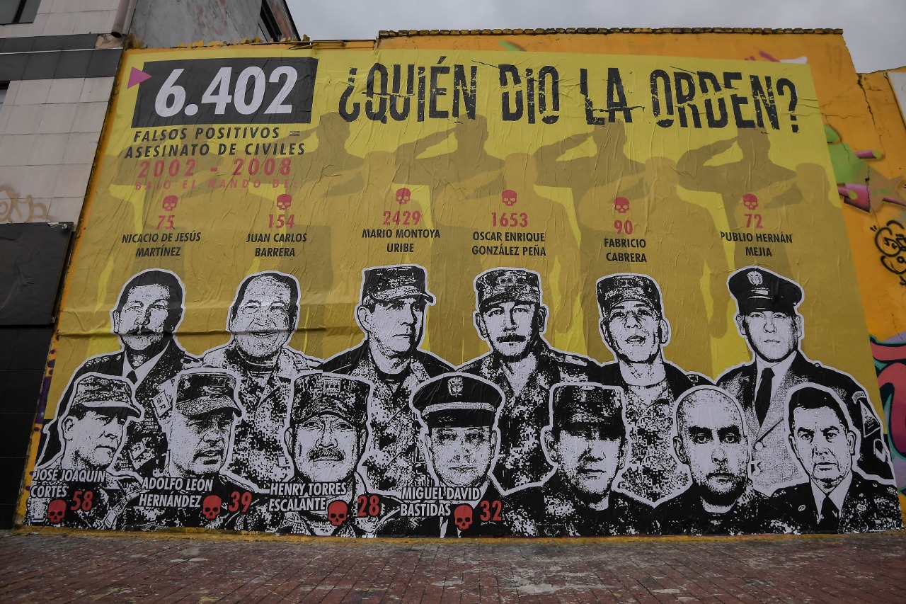 Mural “¿Quién dio la orden?”, sobre falsos positivos, fue vandalizado | EL  ESPECTADOR