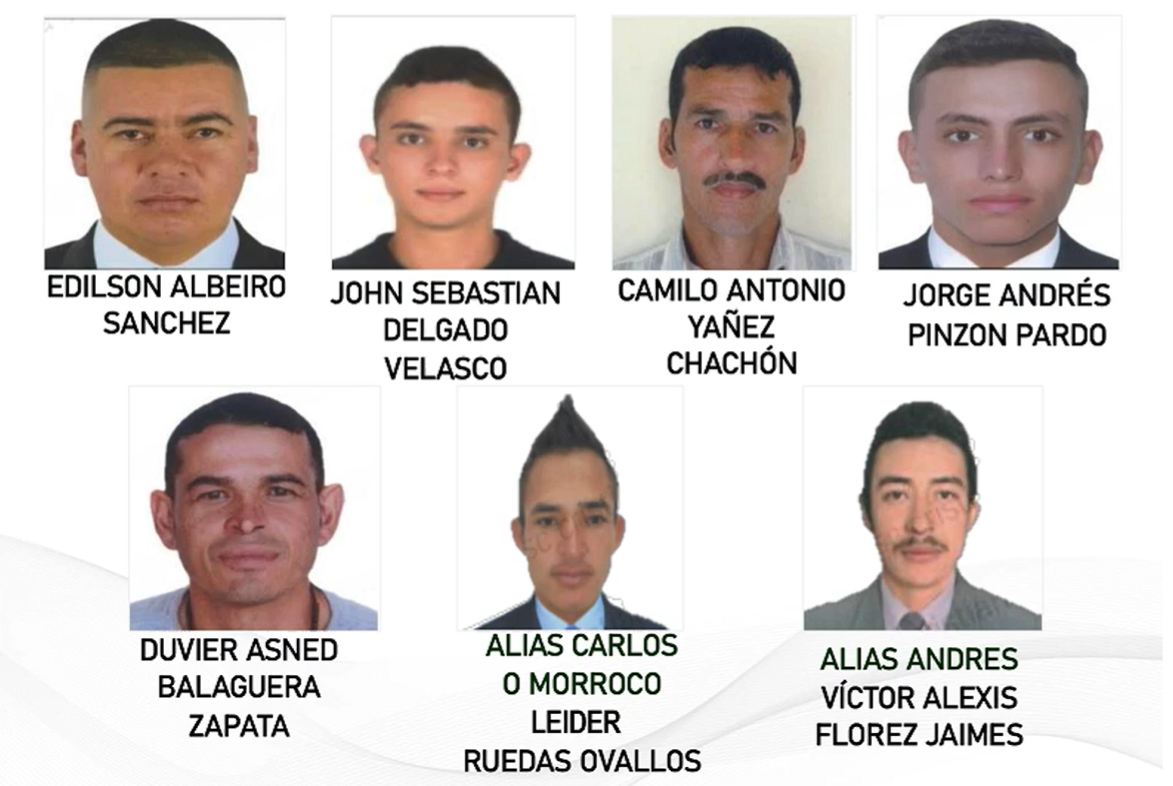 Revelan cartel de los más buscados en Santander; ofrecen hasta COP 50 millones de recompensa