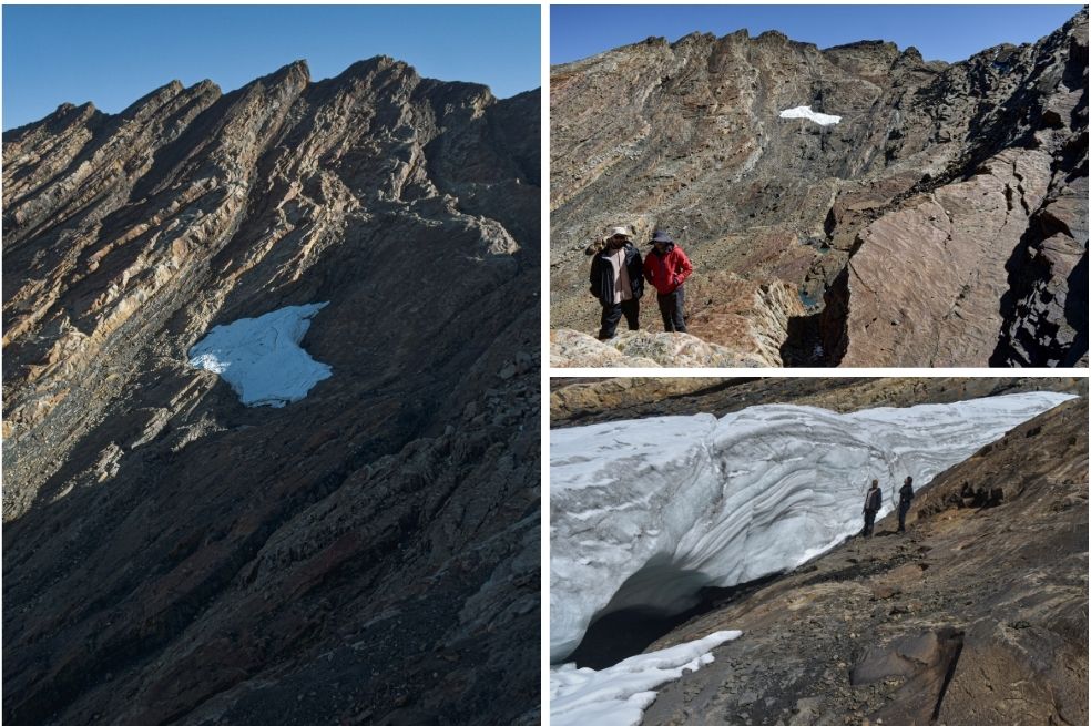 En fotos: el recuerdo del glaciar Los Cerros de la Plaza, recientemente declarado extinto