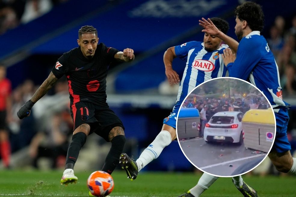 Atropello múltiple, con heridos leves, interrumpe duelo entre Espanyol y Barcelona