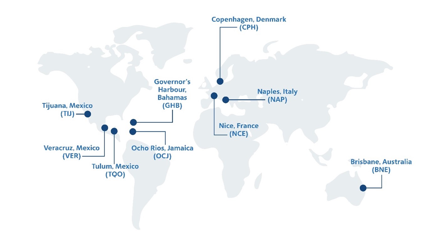 En octubre de 2024, la aerolínea también planea lanzar servicio a Brisbane, Australia (BNE).