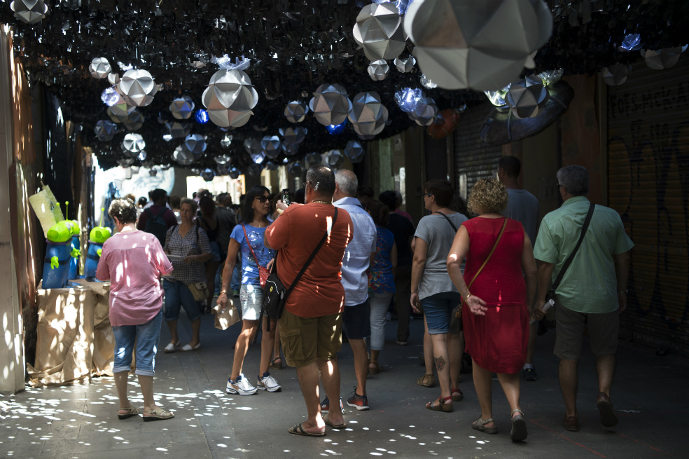 Imágenes de la Fiesta Mayor de Gracia en Barcelona