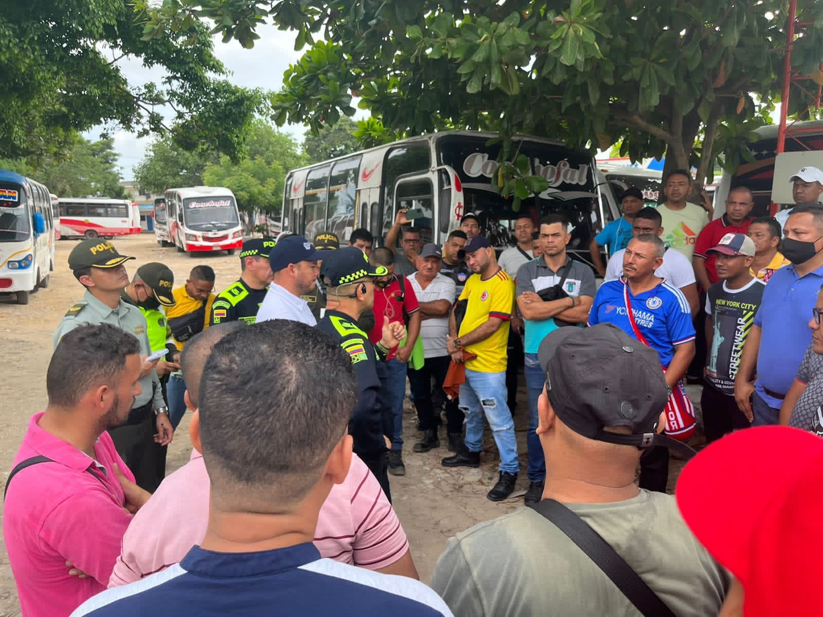 Continúa el paro de conductores en Barranquilla por segundo día consecutivo