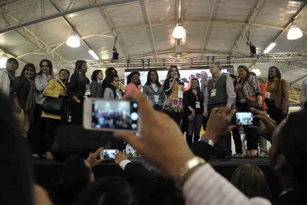 La primera convención del Centro Democrático se realizó en octubre de 2013, en medio de varias denuncias de fraude por parte de Francisco Santos.  /Archivo