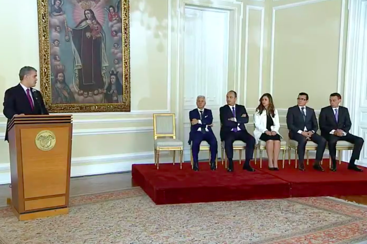 Duque posesionó a cinco magistrados de la Corte Suprema de Justicia