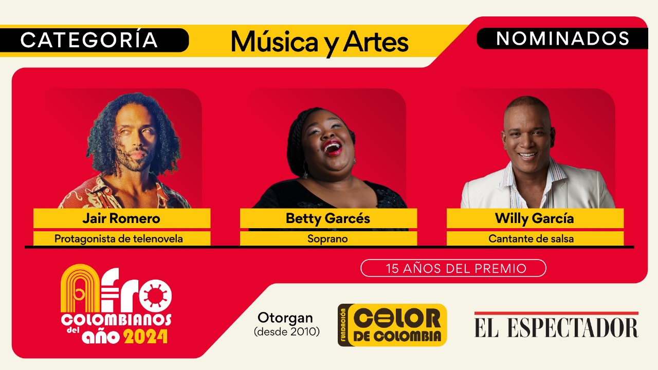 Los 39 nominados en Afrocolombianos del Año 2024