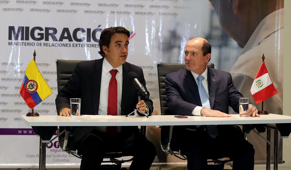 Colombia y Perú crearán base de datos conjunta para atender migración venezolana