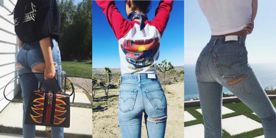 Ahora los jeans se usan rasgados en la cola, ¿te atreverías a usarlos?