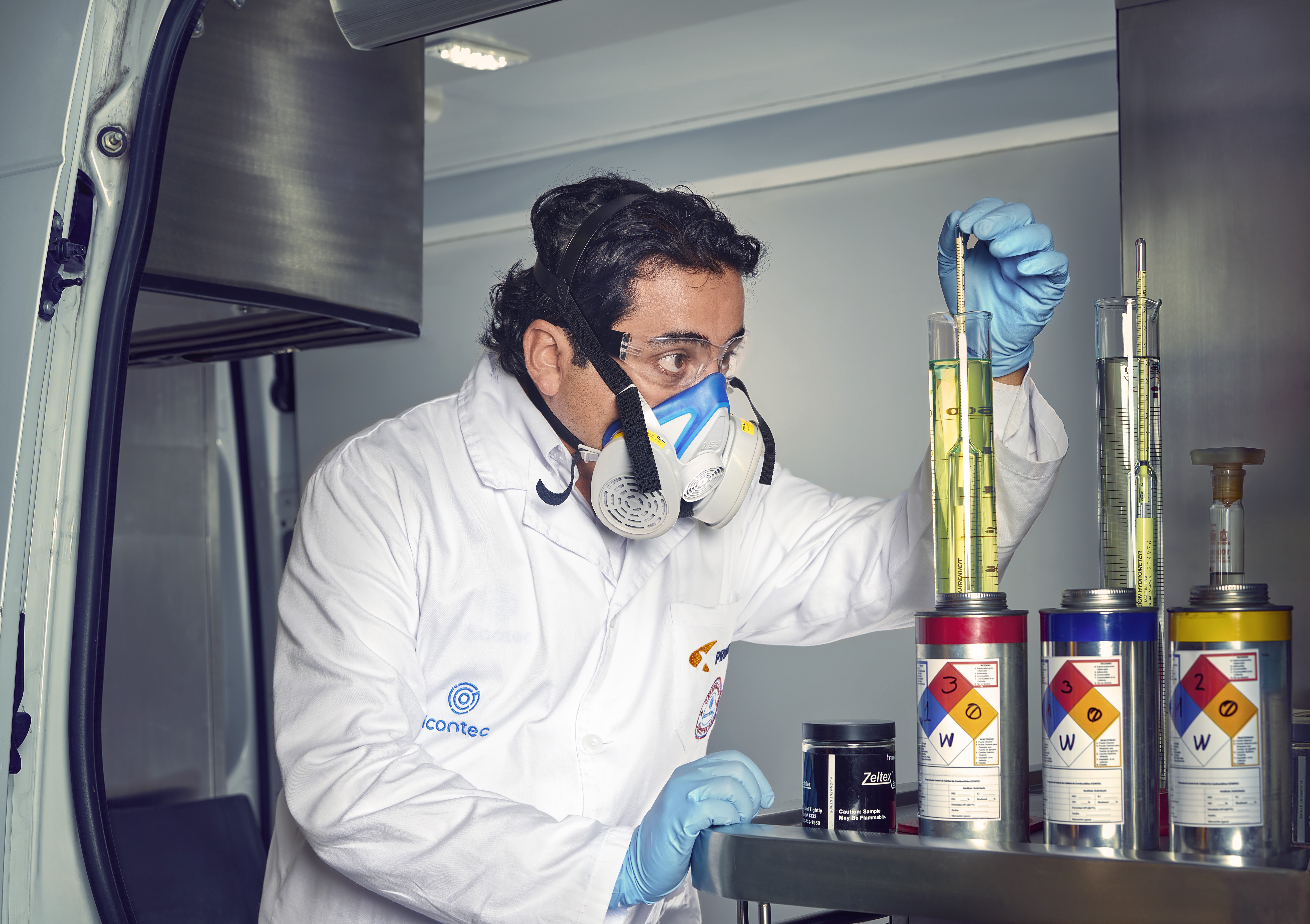 Inspección de controles de calidad del combustible