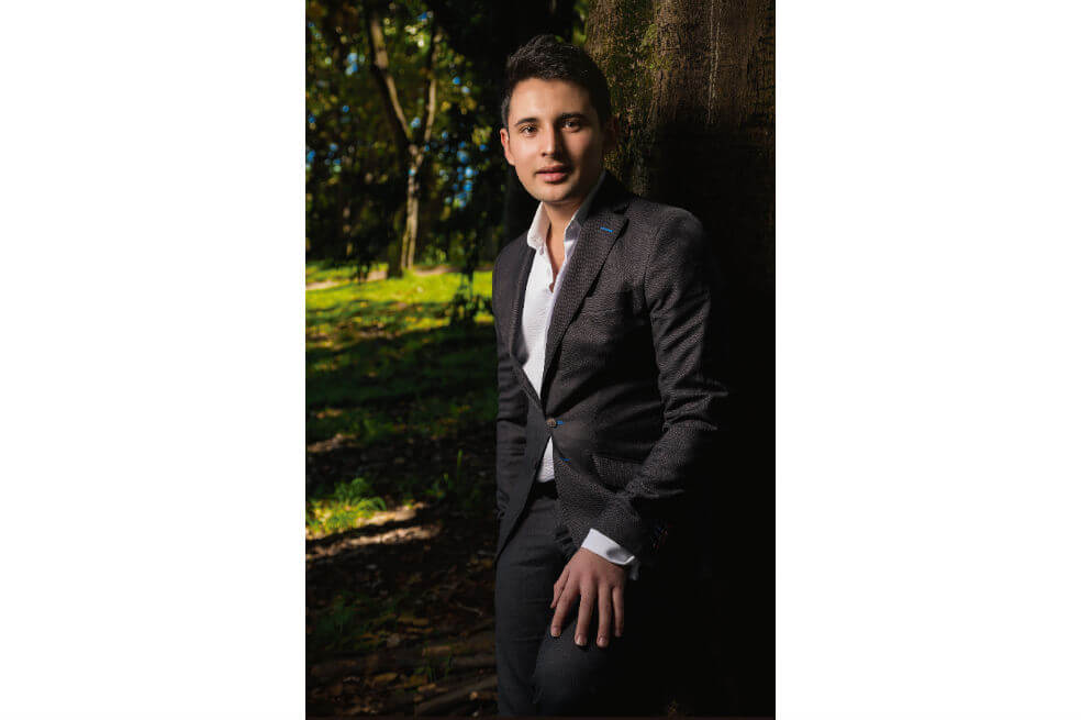 El tenor Juan Pablo Cañón se presentará por primera vez en Colombia