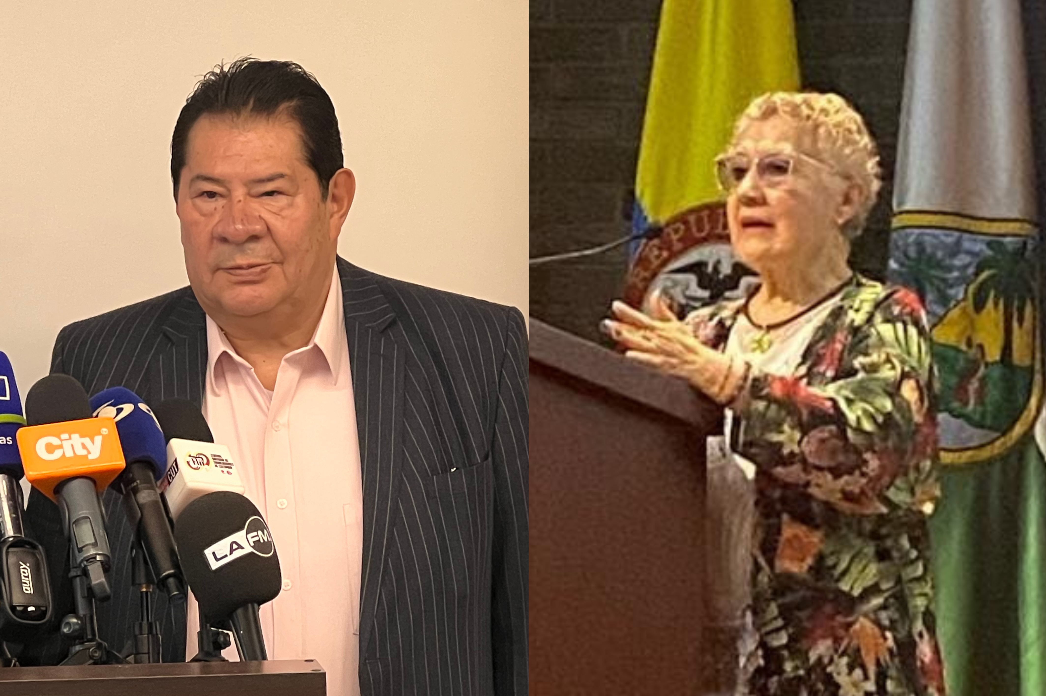 Percy Oyola y Miryam Luz Triana.