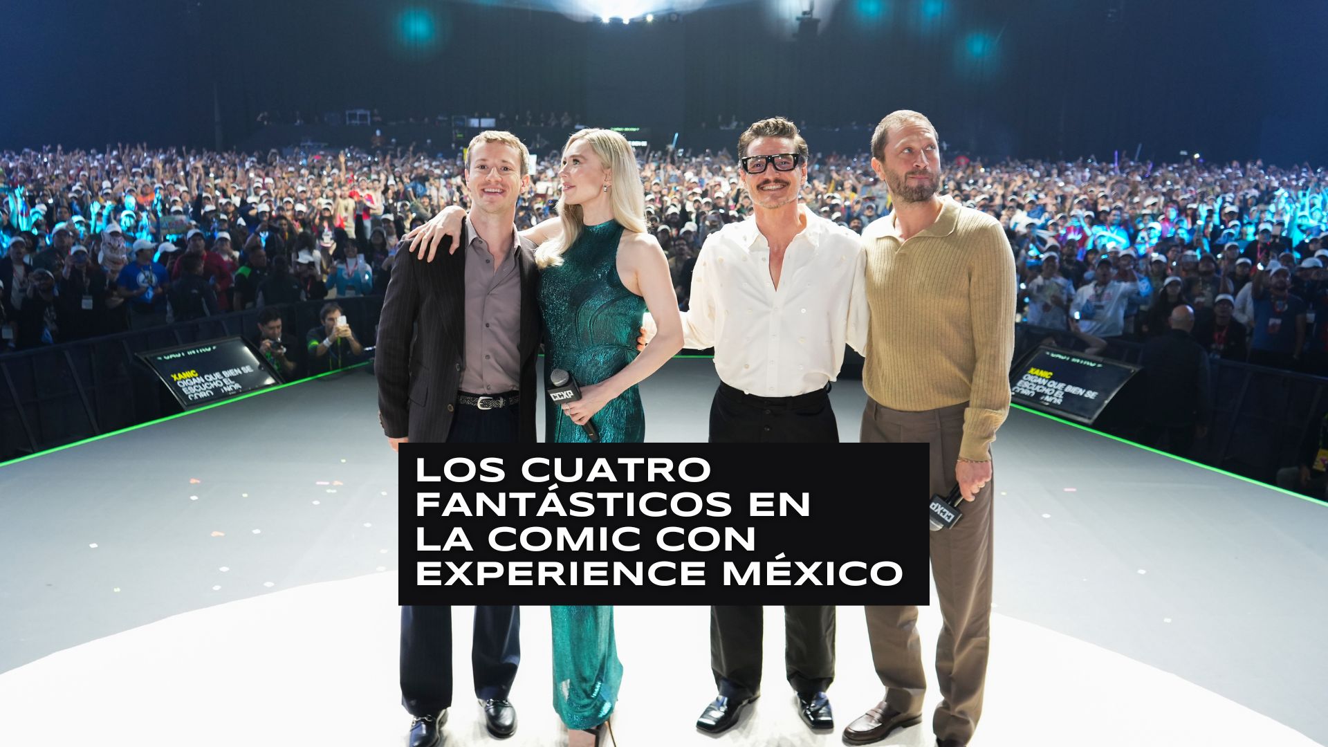 Los Cuatro Fantásticos en la Comic Con Experience México