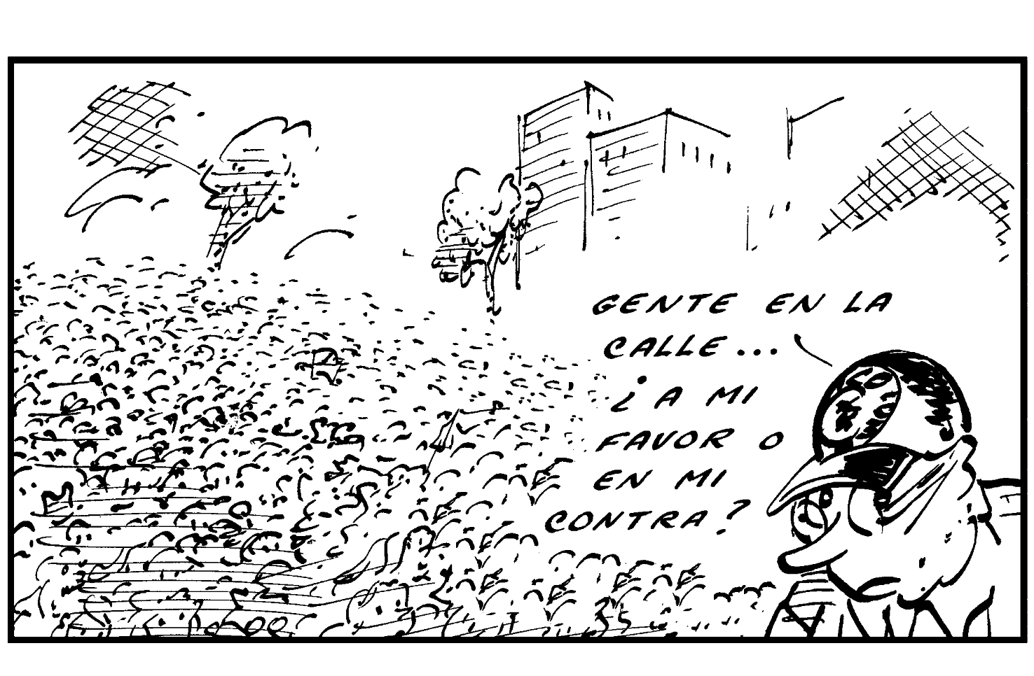 La marcha del día