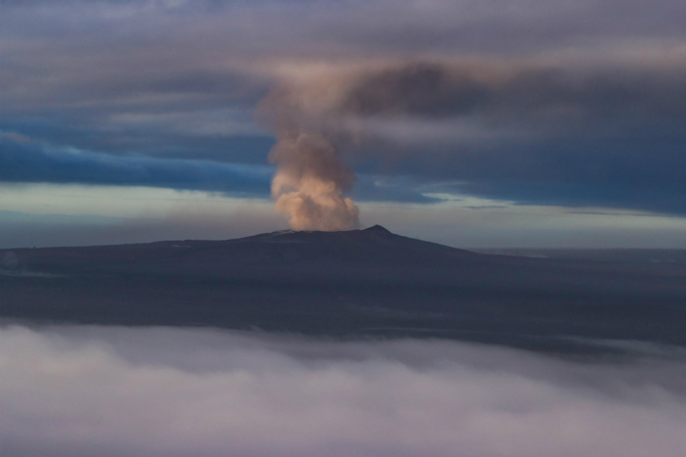Así se registró la erupción del volcán Kilauea