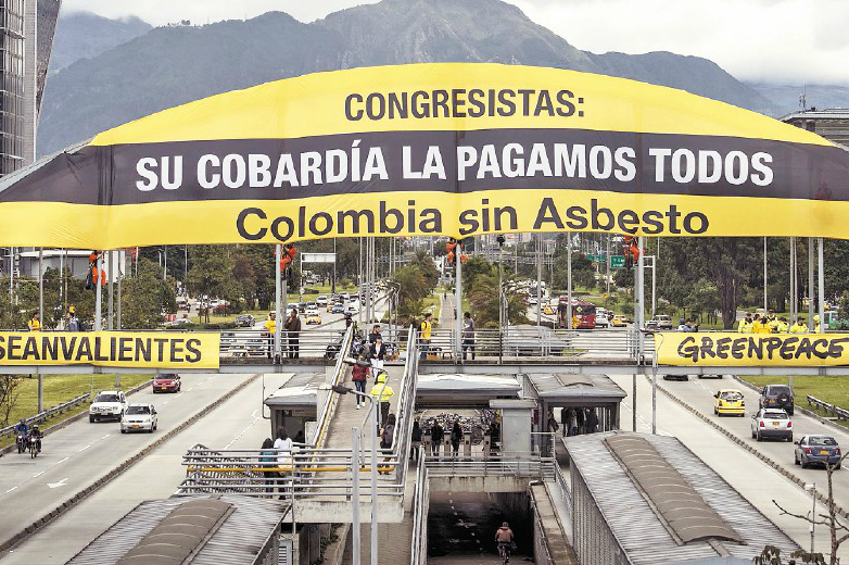 A paso lento camina en el Congreso la prohibición del asbesto en Colombia