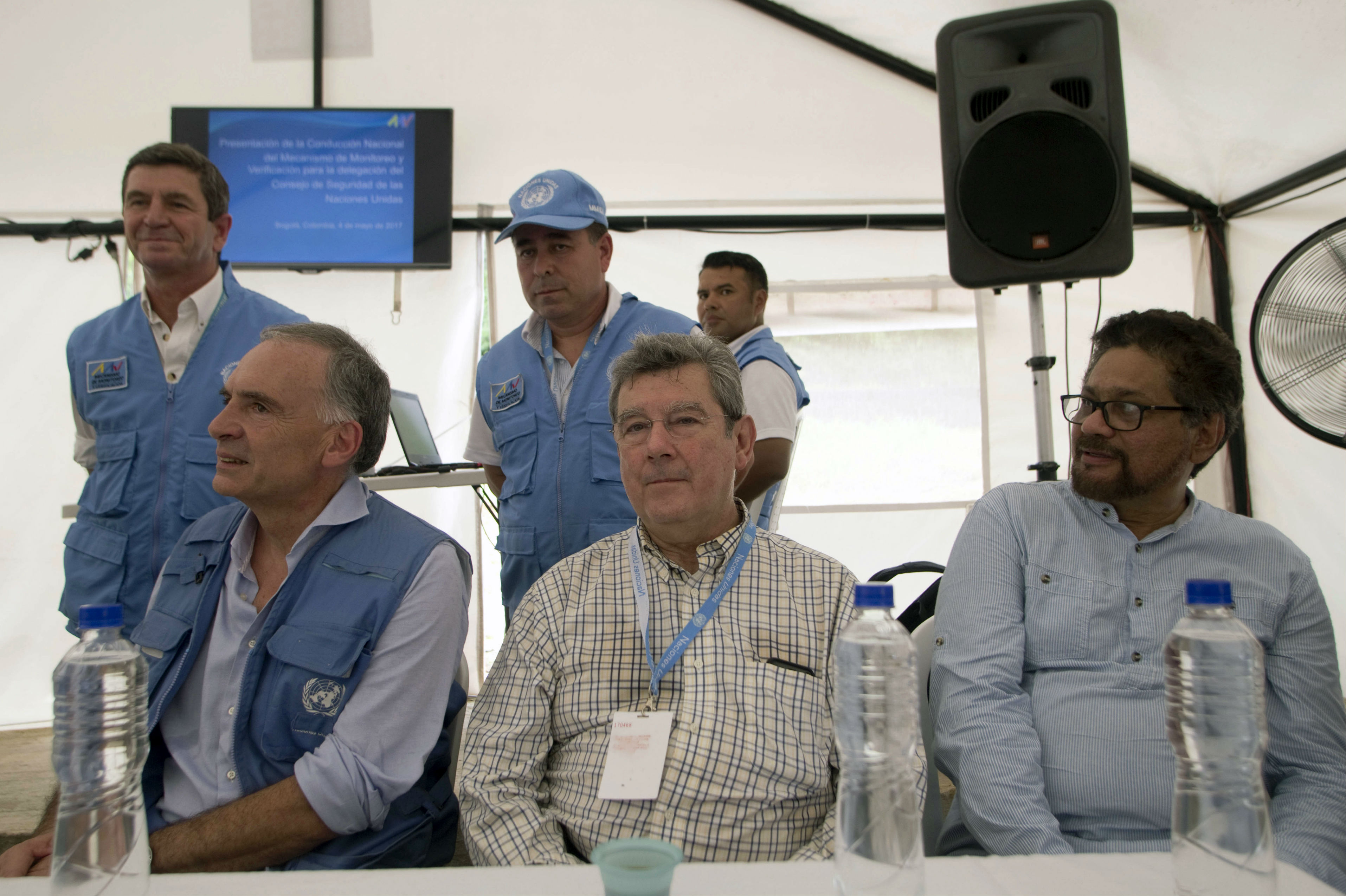 Consejo de Seguridad culmina visita a Colombia; miembro de ONU sigue secuestrado