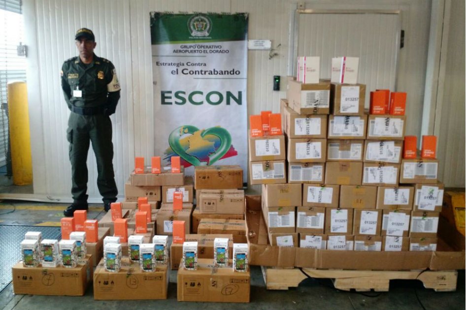 Incautan más de 2.000 celulares de contrabando en El Dorado