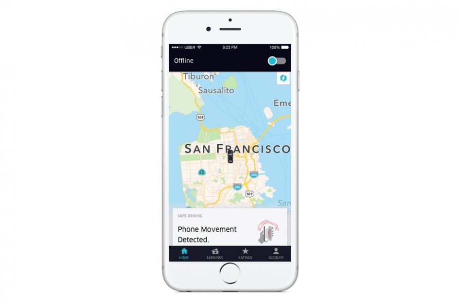 Así se ve la nueva herramienta de Uber para mejorar la conducción en el servicio.