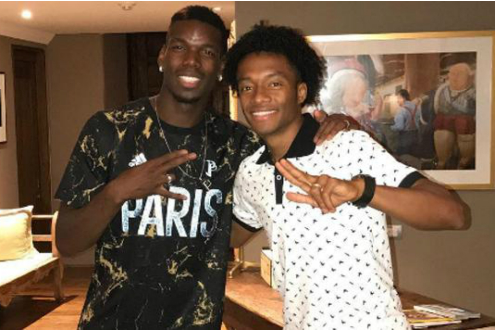 Paul Pogba y Cuadrado disfrutan de sus vacaciones en Cartagena