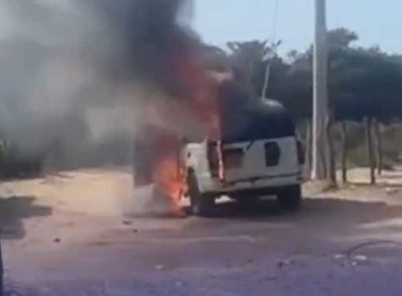 Asaltaron carro de valores en el aeropuerto  Almirante Padilla de Riohacha