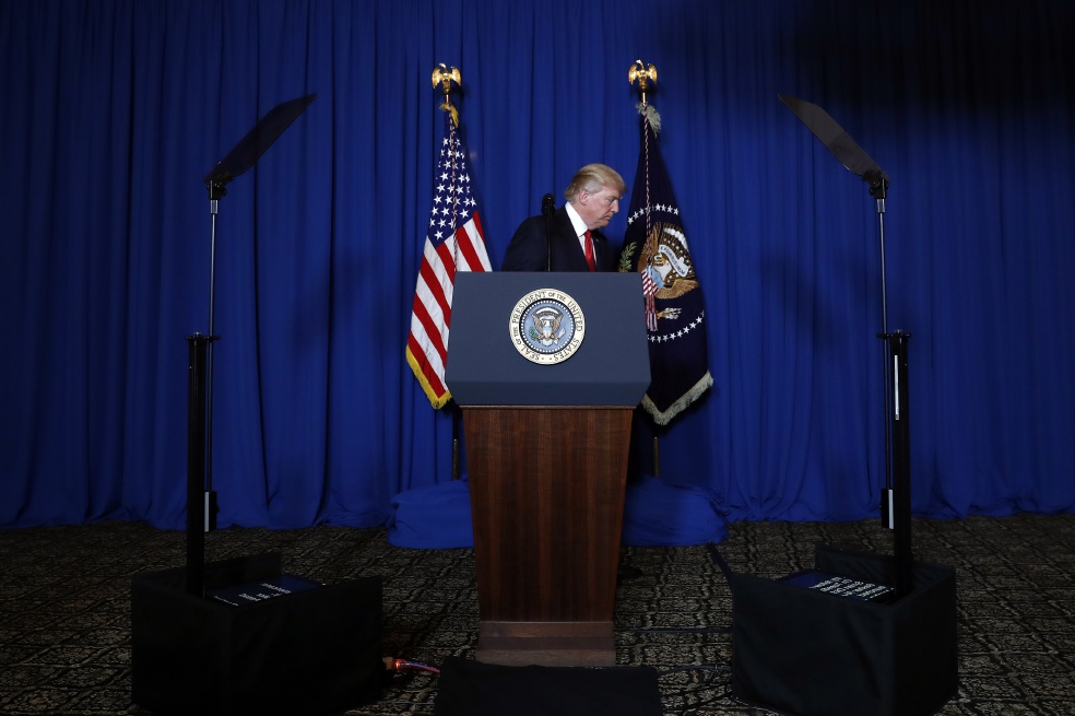Donald Trump, el guerrerista