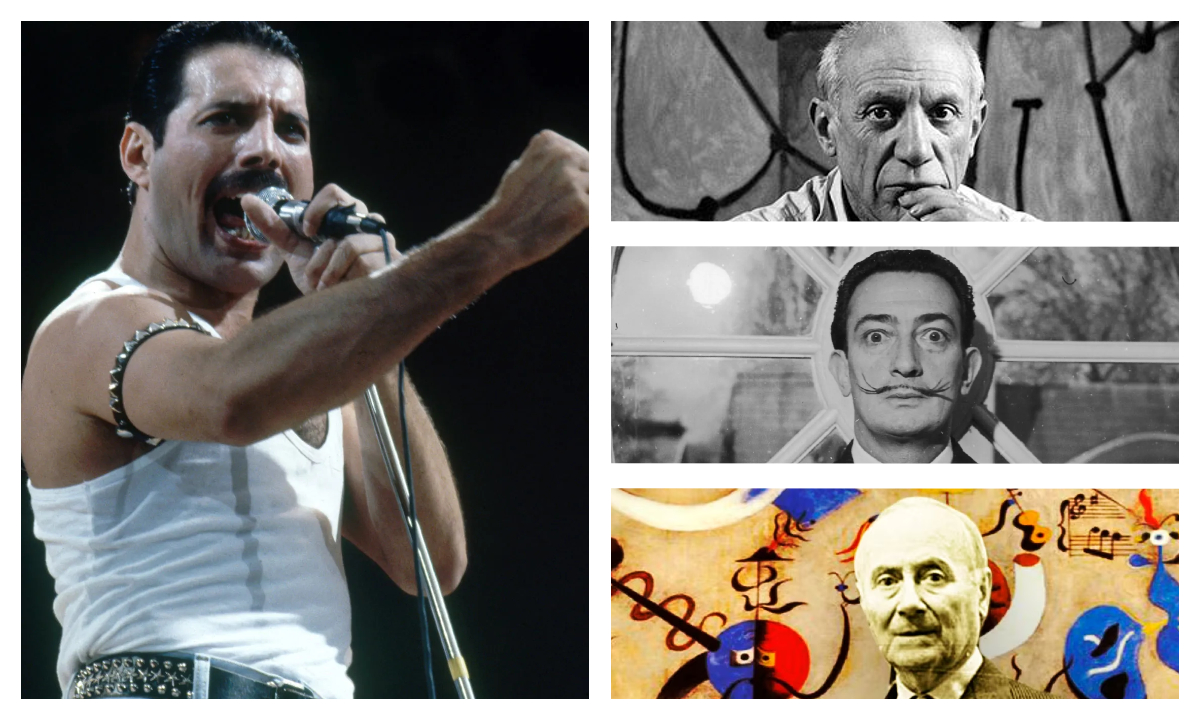 Se inició la subasta de objetos de Freddie Mercury: esto cuestan sus cuadros