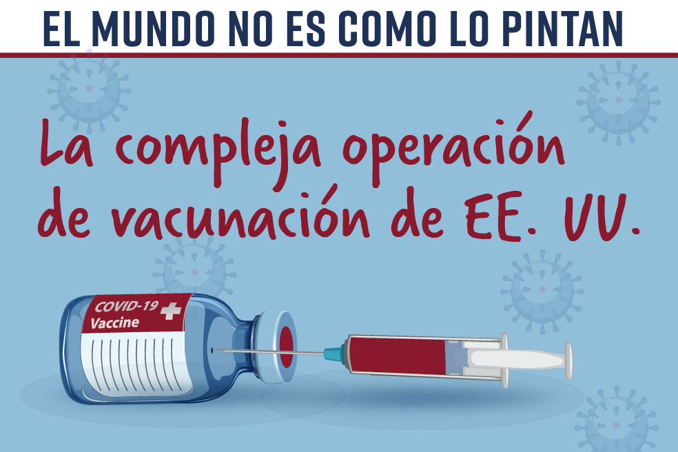 El mundo no es como lo pintan: la compleja operación de vacunación en EE. UU.