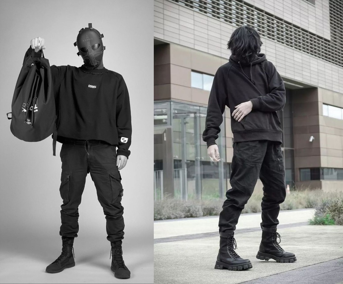 Este look es ideal para aquellos que quieren un estilo más vanguardista.