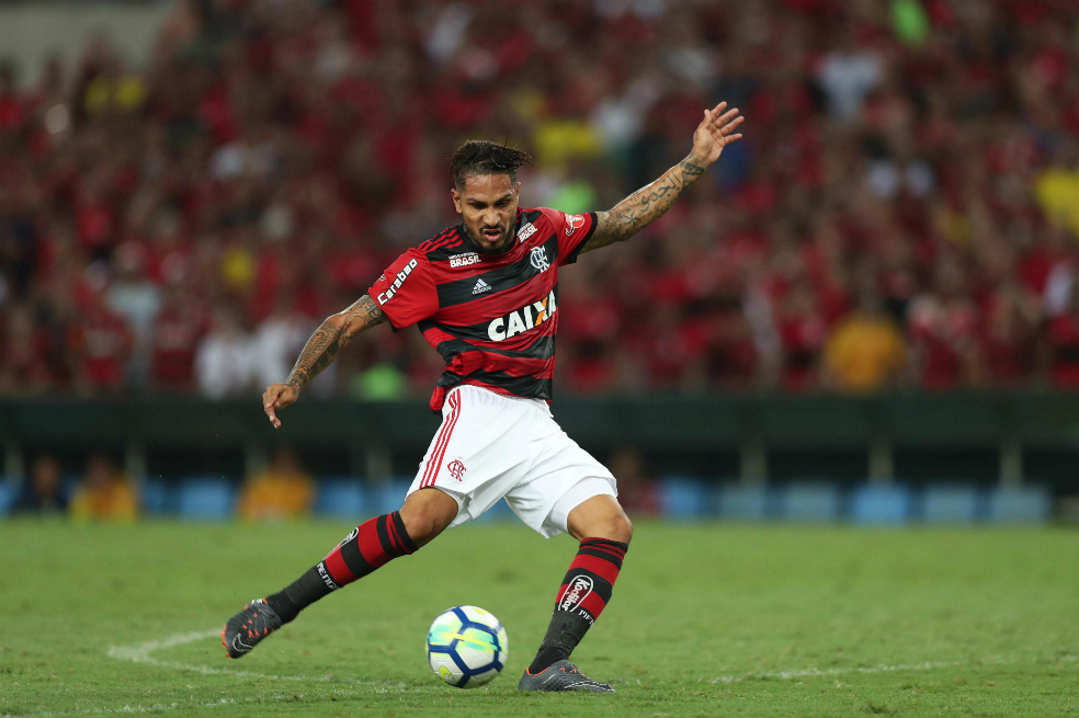 Paolo Guerrero, delantero peruano del Flamengo de Brasil. / EFE