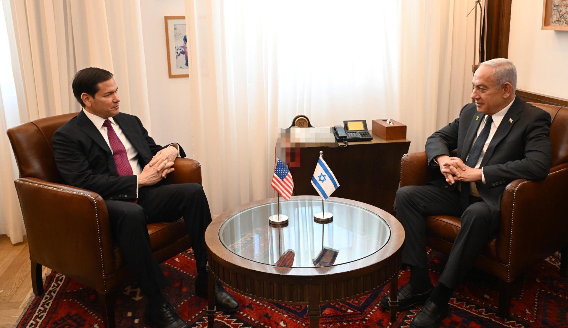 Rubio apoyó a Netanyahu en Israel y le pidió “eliminar” a Hamás