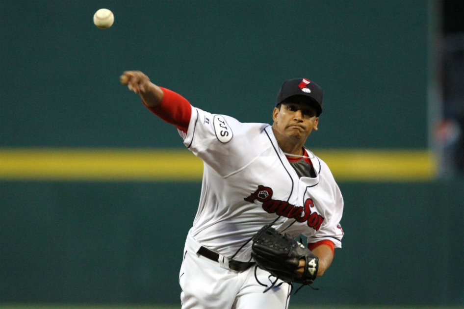 William Cuevas fue llamado al equipo grande de los Medias Rojas de Boston. Foto: PAWSOX.COM