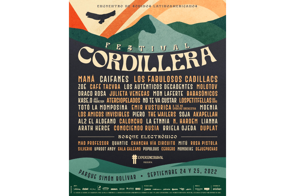 Festival Cordillera: los artistas que se presentarán y el costo de la boletería