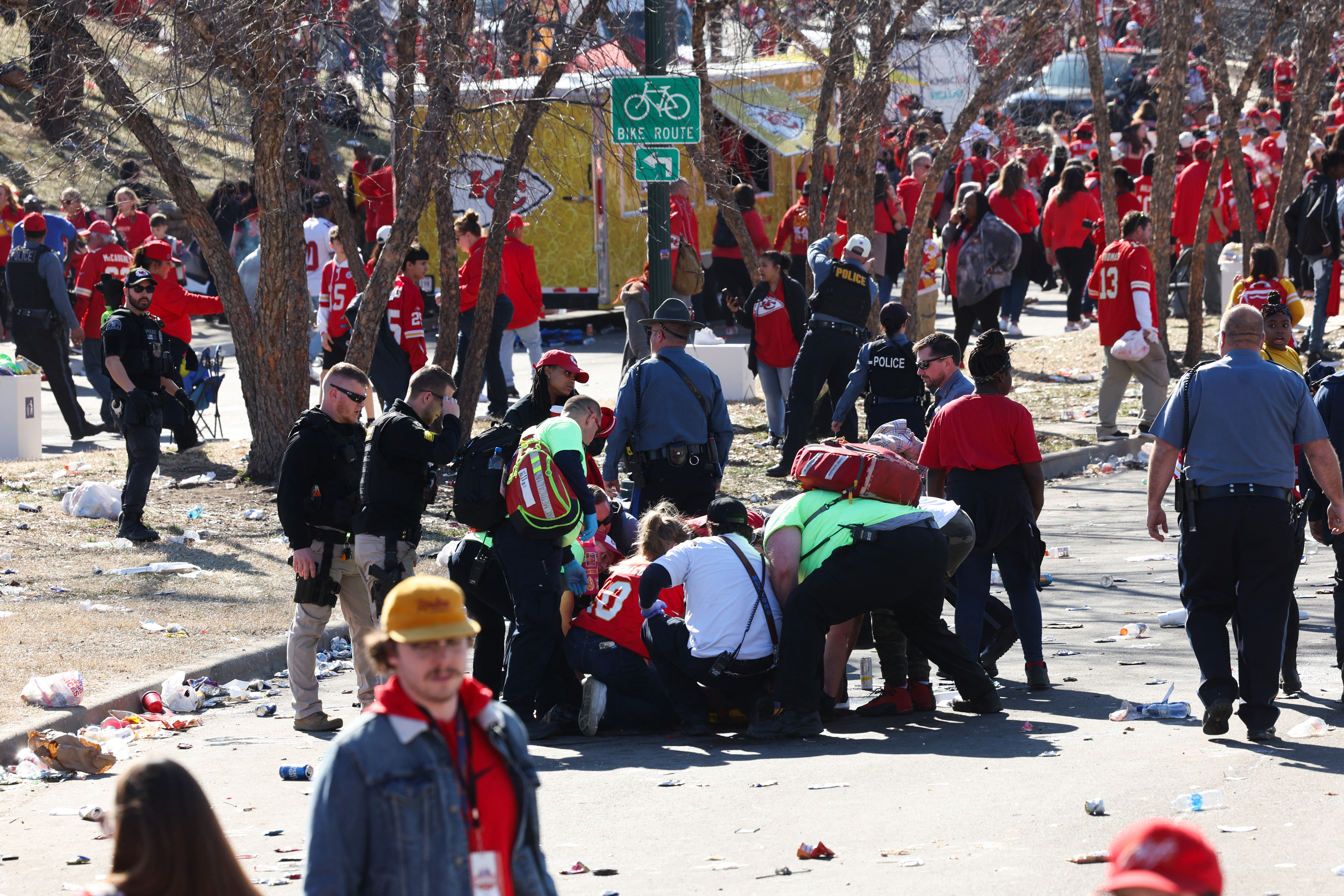 Tiroteo en Kansas City durante celebración de la victoria en el Super Bowl