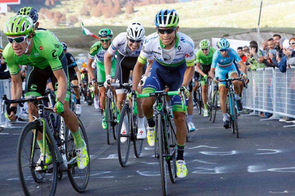 Rigoberto Urán y Esteban Chaves buscarán descontar tiempo en la segunda semana del Giro. Foto: Cannondale