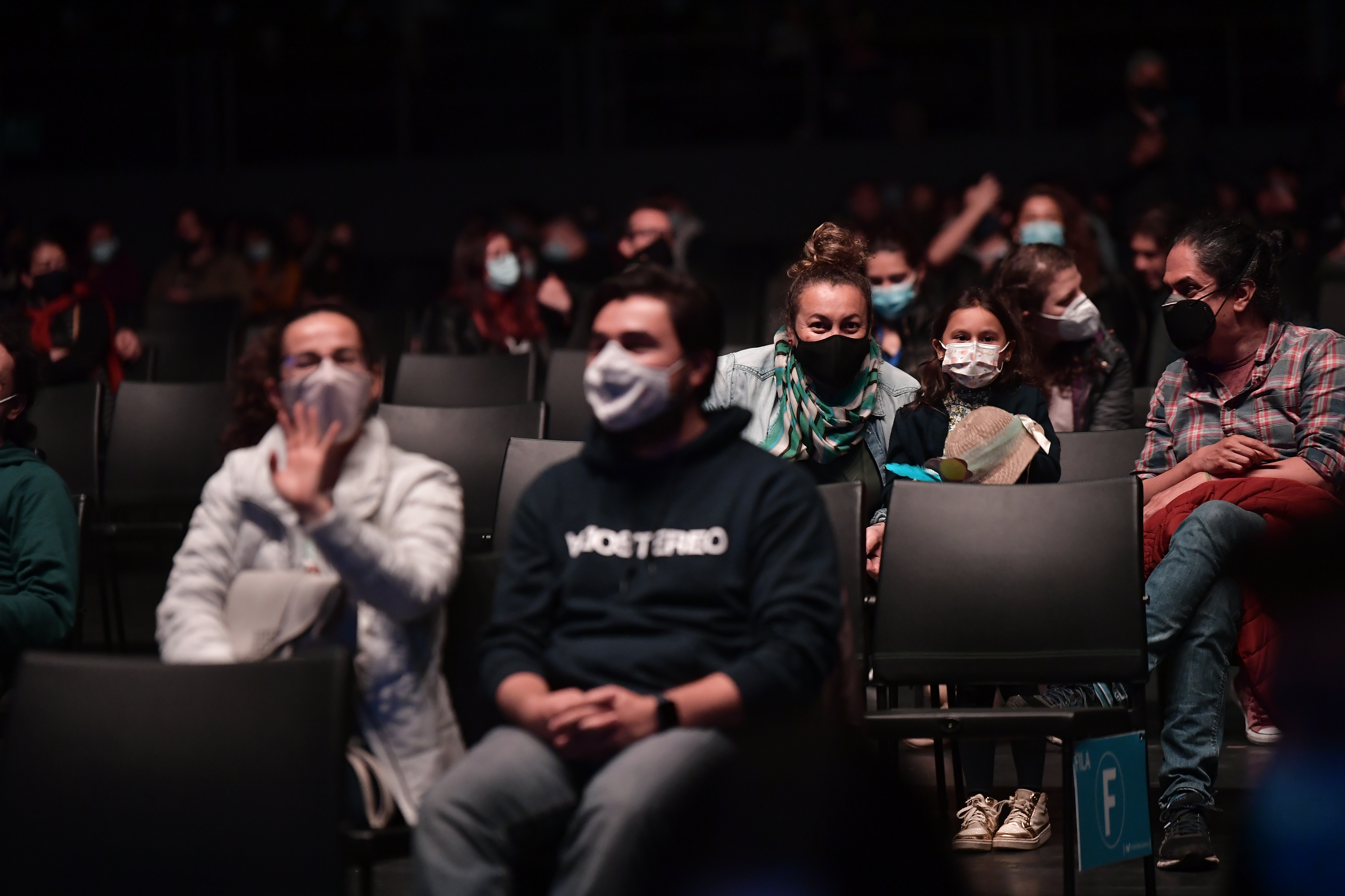 Primer concierto después de apertura de eventos en el Movistar Arena de Bogotá