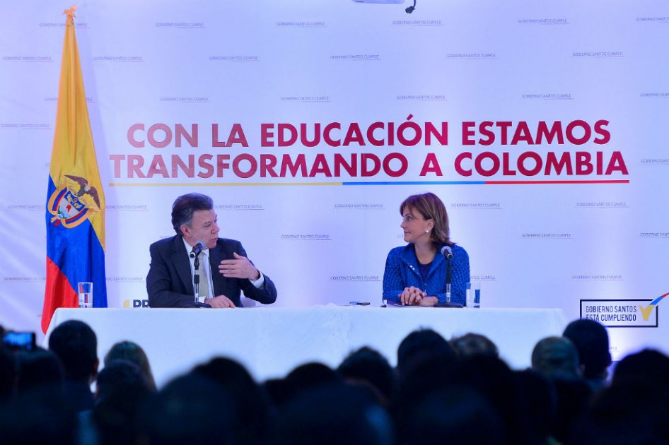 Santos quiere terminar gobierno con cobertura de 50% en educación superior