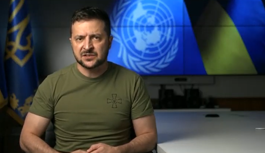 “Exigimos un castigo”: Volodimir Zelensky, presidente de Ucrania, habla en la ONU