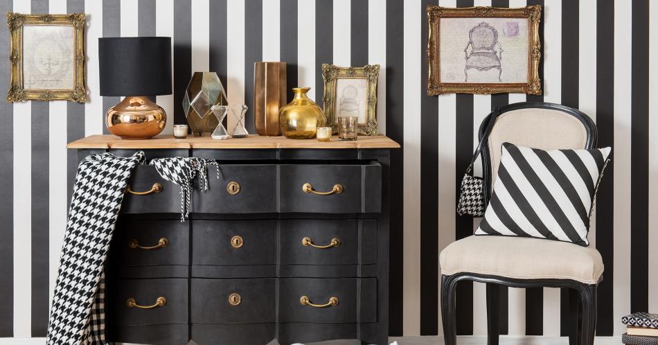 Blanco y negro, la tendencia de decoración para fin de año