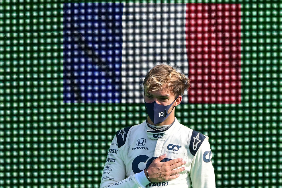 Pierre Gasly ganó un accidentado Gran Premio de Italia