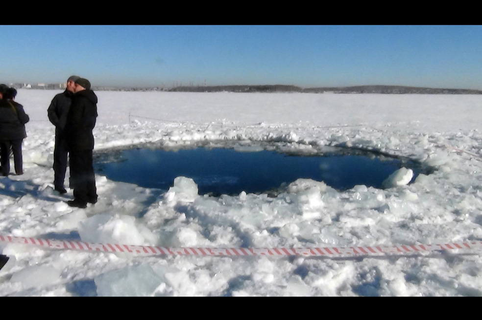 Efectos del meteorito caído en Rusia
