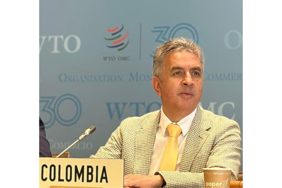 Mauricio Bustamante García, embajador de Colombia ante la Organización Mundial del Comercio