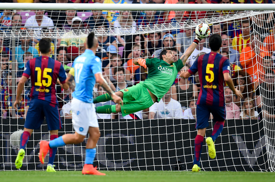 Nápoles venció 1-0 a Barcelona en partido amistoso